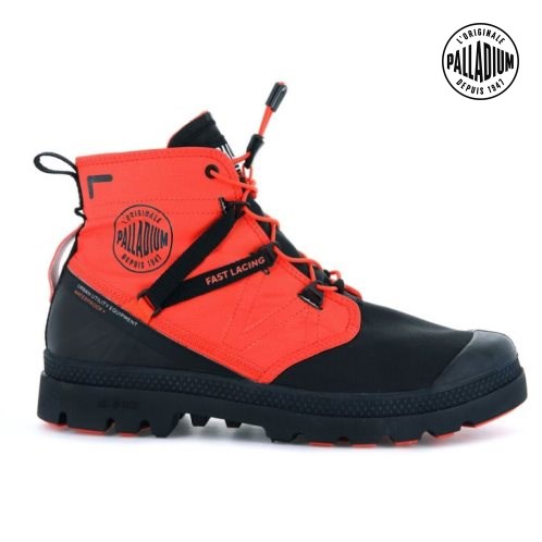 Palladium Pampa Travel Lite+ Waterdichte Laarzen Heren Oranje Zwart | NL 17ZFRSC